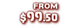 from $99.50