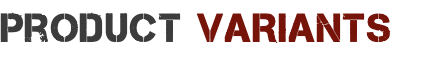 product VARIANTS